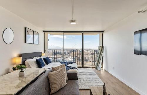 Downtown Salt Lake City Apartment | DT Studio Gym Pool Table 12th Floor Parking