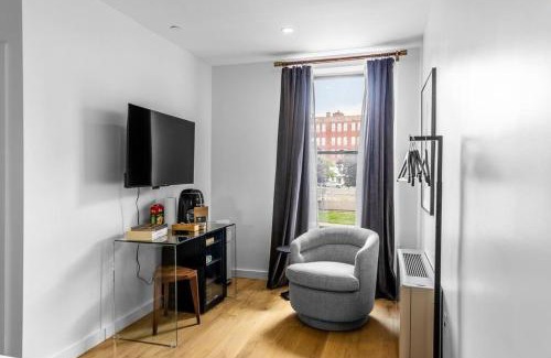 Bangor Apartment | DTWN Bangor, Historic Hotel, Coffee Shop in building, Room # 105