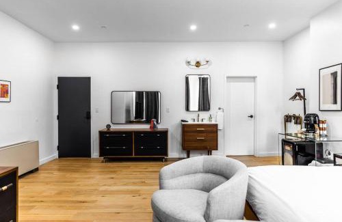 Bangor Apartment | DTWN Historic Hotel, West Market Square View, King Bed, Room # 200