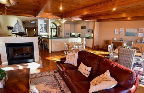 Bay Ridge House | DUNE BRIDGE-Breathtaking Bay & Sunset Views From The Deck and Almost Every Room.