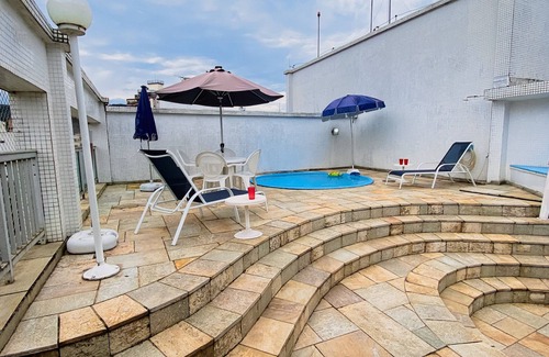 Enseada Apartment | Duplex 500 meters from the beach - Guarujá