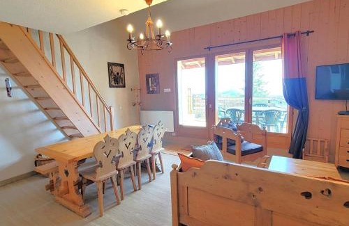 Saint-Michel-de-Chaillol Apartment | Duplex 8/9 pers avec terrasse Sud, proche pistes, Wi-Fi, animaux OK, parking + options - FR-1-393-92