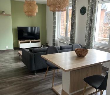 Dunkerque Centre Apartment | Duplex Lumineux 60m2 Dunkerque Centre, 2 min port