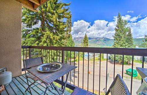 Purgatory Apartment | Durango Resort Condo with Balcony and Mtn Views!