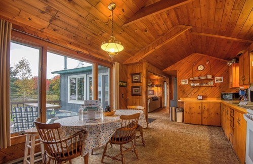 Rangeley Cabin | Eagles Cove with kayaks, paddle boat, fire pit, pet friendly