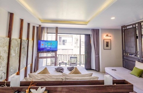 Ko Lanta Hotel | Earth Suite double room with balcony Koh Lanta