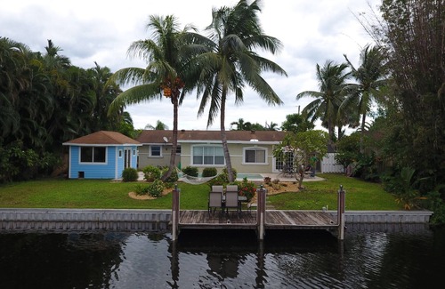 Tropic Palms House | East Delray Beach House with Private Pool
