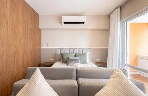Vila Congonhas Apartment | Easy Star - Studio sofisticado C/Vaga no Campo Belo - AH06I