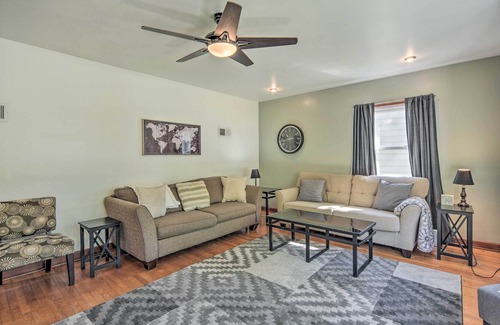 Eau Claire House | Eau Claire Home w/ Fire Pit < 2 Mi to Dtwn!