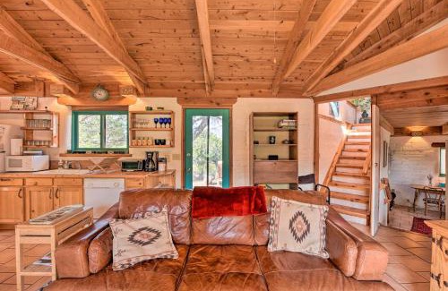 Baca Grande House | Eclectic Adobe Crestone Cottage with Patio and Yard!