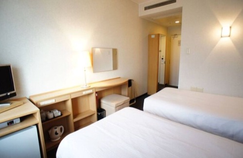 Suminoe Hotel | Economy twin nonsmoking 18 square meters no/Osaka Ōsaka