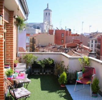 Valladolid City Centre Apartment | El Ático de Valladolid - Centro - Terraza - Wifi