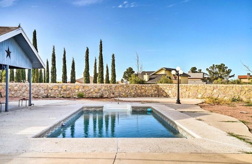 Biggs Field House | El Paso Escape with Private Pool 19 Mi to Dtwn