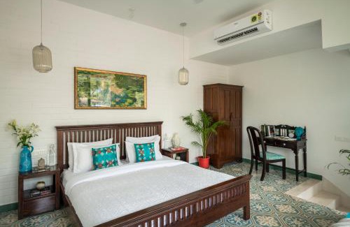 Assagao Apartment | El Rocio Estate 2bhk in Assagao with Common pool, Free Parking,8 min away from Vagator