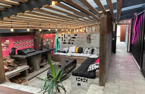 Bowentown House | Electric Waihi Beach House - family & dog friendly, close to beach, pool table, outdoor fire room, skate ramp