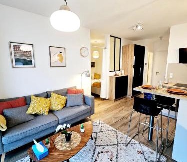 Cessange Apartment | Elegant 1BR stay with terrace
