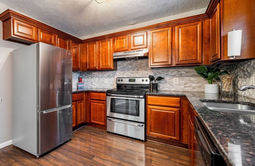 Lawrenceville House | Elegant 3-Bedroom Home w/Private Fenced Backyard
