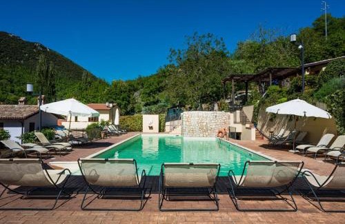Foligno House | Elegant apartment in resort with swimming pool featuring nature and tranquillity