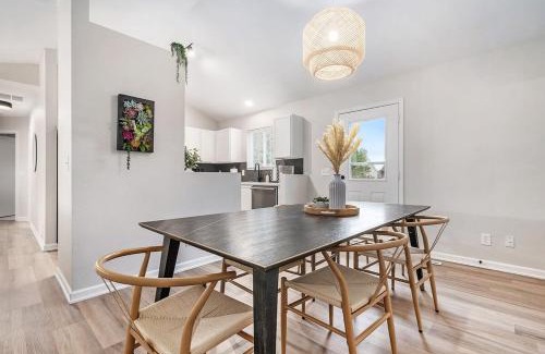 Millard House | Elegant Escape-Fenced Yard BBQ & Cozy Fire Pit