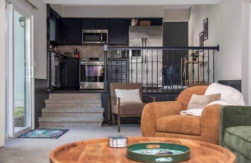 West Omaha House | Elegant Golden Getaway, w/Hot Tub & Fenced Yard!