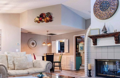 Interchange Square House | Elegant Palm Bay Getaway with Large Backyard