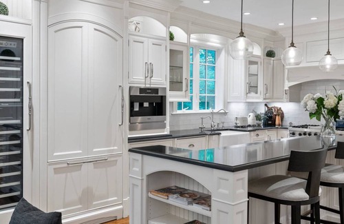 Wilton House | Elegant, spacious escape nestled in the trees with home theater, huge gym