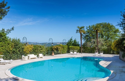 Pesaro Villa | Elegant Villa Letizia with private pool and beautiful panoramic view over the Marche region, just 7