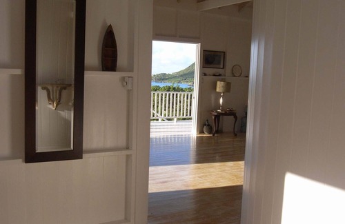 Falmouth Harbour House | Elegantly-Designed Artist's Home set in Tropical Gardens with Stunning Sea View