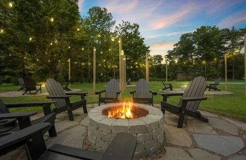 Canadensis Cabin | Elements Modern Pocono Cottage | Pickle | Firepits