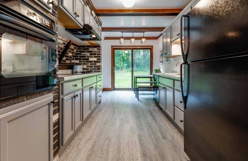 Elkhart Lake Cabin | Elkhart A-Frame, Wooded Retreat near Road America