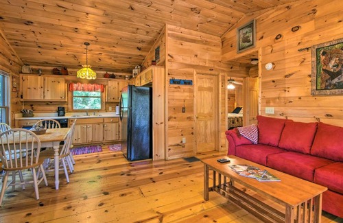 Ellijay House | Ellijay Cabin with Hot Tub and Deck in National Forest