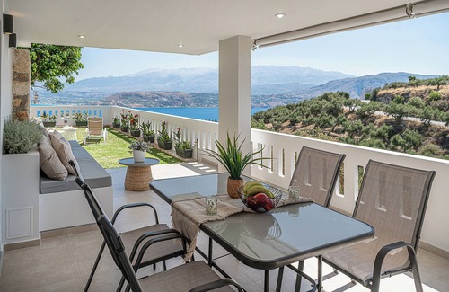 Sternes Apartment | Elysian View Chania, Apartment Close to Marathi Beach With Sea View
