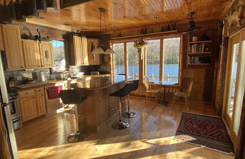 Mohawk Cabin | Enchanting Views from Unique Hand Crafted Waters Edge Cottage
