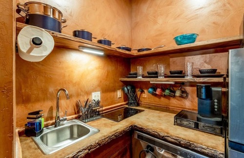 Virgin RV Rental | Enjoy Sunsets at Zion - King Bed Cliff Dwelling W/Hot Tub