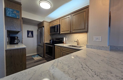 South Padre Island Condo | Enjoy the beautiful water views of the Gulf & Laguna Madre from your rental!