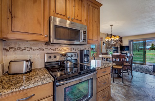 Clark Cabin | Enjoy the patio, pickleball or tennis while the kids play at the playground!