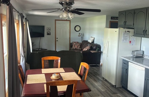 Brice Prairie House | Enjoy this 2 bedroom, 1 bath, cozy lake side house located on Lake Onalaska.
