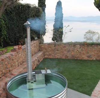 Kosmos Bed & Breakfast | Enso Botanico Boutique Wellness Villa, with an outside wood-fire Hot Tub in Kosmos