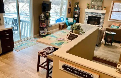 New Prague Cottage | Entire COZY Lake Cottage! So charming GREAT Views!