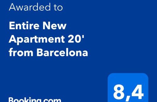 Sabadell Apartment | Entire New Apartment 20' from Barcelona