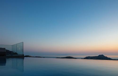 Agios Vasileios Villa | Epsilon Villa, Private Swimming Pool Garden, Panoramic Sunset