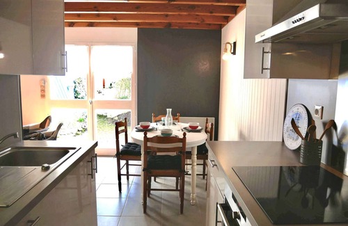Erdeven House | Erdeven, Cozy 3-room house with terrace and parking, near beach