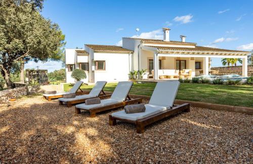 Santa Margalida Villa | Es Mirador de Vernissa Jacuzzi, sauna y piscina