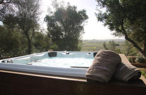 Santa Margalida Villa | Es Mirador de Vernissa Jacuzzi, sauna y piscina