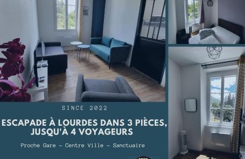 Lourdes Apartment | Escapade à Lourdes dans T2 Bis proche Gare et Centre ville