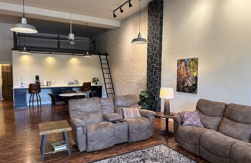 Kalkaska Apartment | Escape the Crowds at this Bright & Airy Downtown Studio Loft Apartment