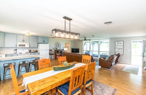 Graford House | Escape to waterfront acreage at PK.
