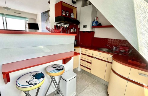 Etel Apartment | Étel - Cozy 2-room apartment with balcony and parking 100m from shops