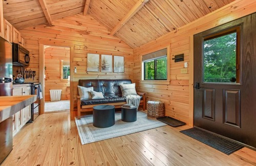 Shippenville Cabin | Evergreen Escape | Cabin w/Hot Tub, Fire Pit, Views & Trails Nearby