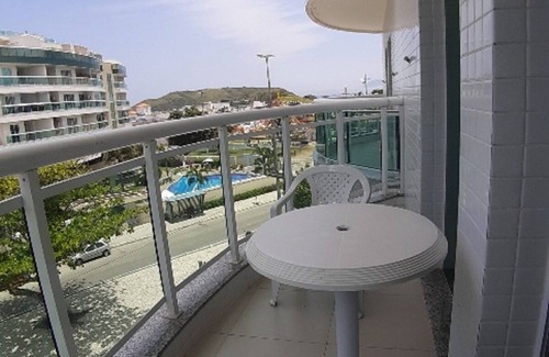 Cabo Frio Apartment | Excellent apartment building with pool, sauna, garage, terrace.